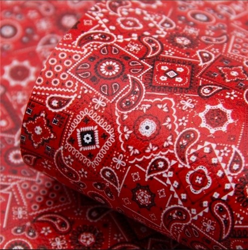 Bandana cowgirl cowboy - cowgirl, rosso