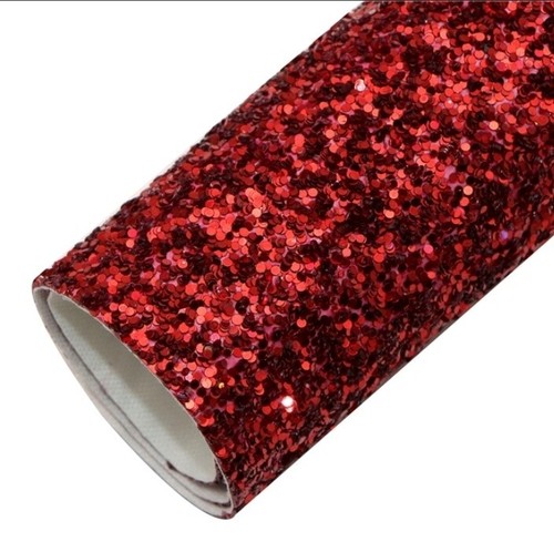 Mezzo rotolo ecopelle glitter - mezzo,