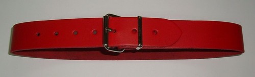 Cinghia pelle rossa - cinghia, in