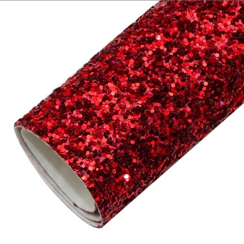 Rotolo ecopelle glitter grosso - ecopelle,