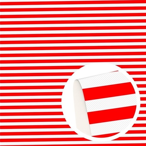 Rotolo ecopelle righe rosse - rotolo,